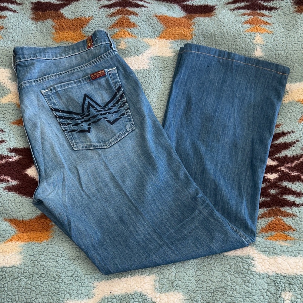 Vintage Mens 7 for all mankind A pocket jeans size 36 x 30